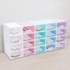 WDZCZDoo 20 PCS Shoe Storage Boxes,Clear Plastic Colorful Shoebox Stackable Shoe Organizer Foldable Display Box Container Closet Shelf Display Case Ventilation view 4