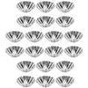 Zerodeko 20pcs Non-stick Egg Tart Molds Mini Tart Pans for Baking Reusable Baking Molds Washable Muffin Cup view 1