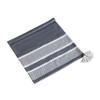 A&B Home Throw Blanket - Black and White Stripe Woven Cotton Blend Blanket for Couch Sofa Chair Bed Office Living Room, 50" x 60" view 1