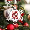 Arizona Map Snowflake Ornaments Merry Christmas Personalized Christmas Ornaments 2022 Home State Christmas Decorations for Tree Metal Christmas Keepsake New Year Gifts 3 Inch view 4