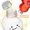 Alipis Clear PET Plastic Juice Bottles Christmas Gingerbread Man Empty Bottles Milk Juice Cup Drink Containers 500ml 10pcs view 2