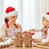 Alipis Clear PET Plastic Juice Bottles Christmas Gingerbread Man Empty Bottles Milk Juice Cup Drink Containers 500ml 10pcs view 3