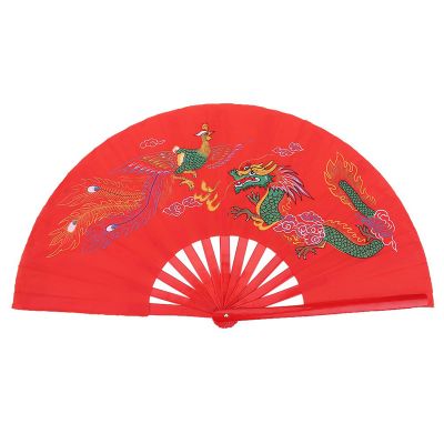 Folding Hand Fan, Chinese Kung Fu Tai Chi Fan Handheld Fan or Men and Women Performance, Dance, Decorations