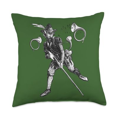 A Demon Of The Underworld Dictionnaire Infernal Cut Out Throw Pillow