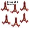 Factory Direct Craft Group of 6 Wood Display Easels for Photo Displays or Sign and Placecard Stands (4 Inches H) view 2