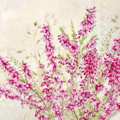 IHR Ideal Home Range Cocktail Napkins Disposable 3-Ply Paper Beverage Napkins, 5" x 5", Heather Cream