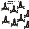 Factory Direct Craft Group of 12 Black Wood Display Easels for Photo Displays or Sign and Placecard Stands (4-1/4 Inches H) view 2