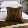 KOMAGOME Bed Runner Scarf Protector Slipcover Bed Decorative for Hotel Guesthouse Home Resorts (Brown,2 Pillowcases(50x50cm)) view 2