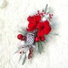 ABOOFAN Christmas Decoration Wreath Table Runner Centerpiece Decoration Stair Railing Christmas Garland Christmas Ornaments Balls Christmas Swag Trim Xmas Bow Swag Pendant Nordic Cloth view 3