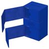 Ultimate Guard Twin Flip'n'Tray 160+, Deck Case for 160 Double-Sleeved TCG Cards + Dice Tray, Blue, Independent Magnetic Closure & Microfiber Inner Lining view 4