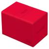 Ultimate Guard Twin Flip'n'Tray 160+, Deck Case for 160 Double-Sleeved TCG Cards + Dice Tray, Red, Independent Magnetic Closure & Microfiber Inner Lining view 2