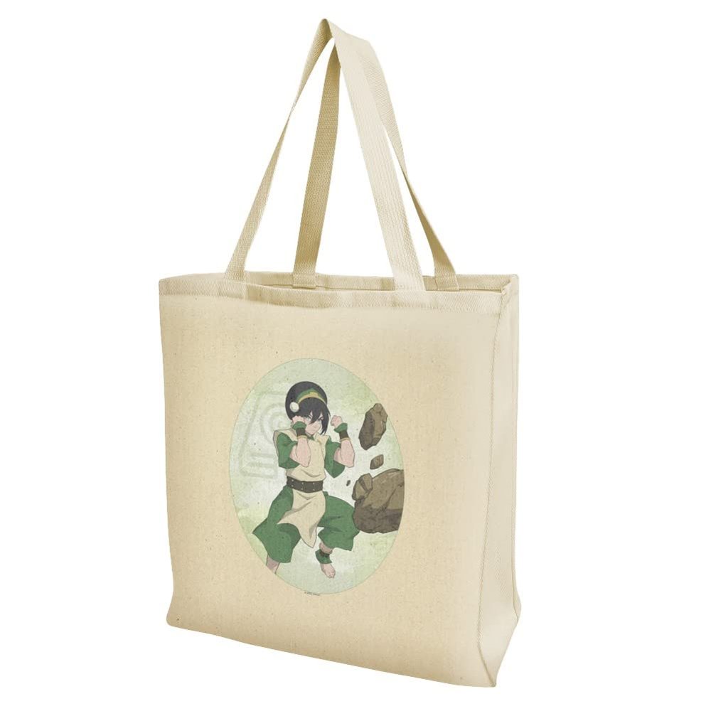 Avatar the Last Airbender Toph Grocery Travel Reusable Tote Bag