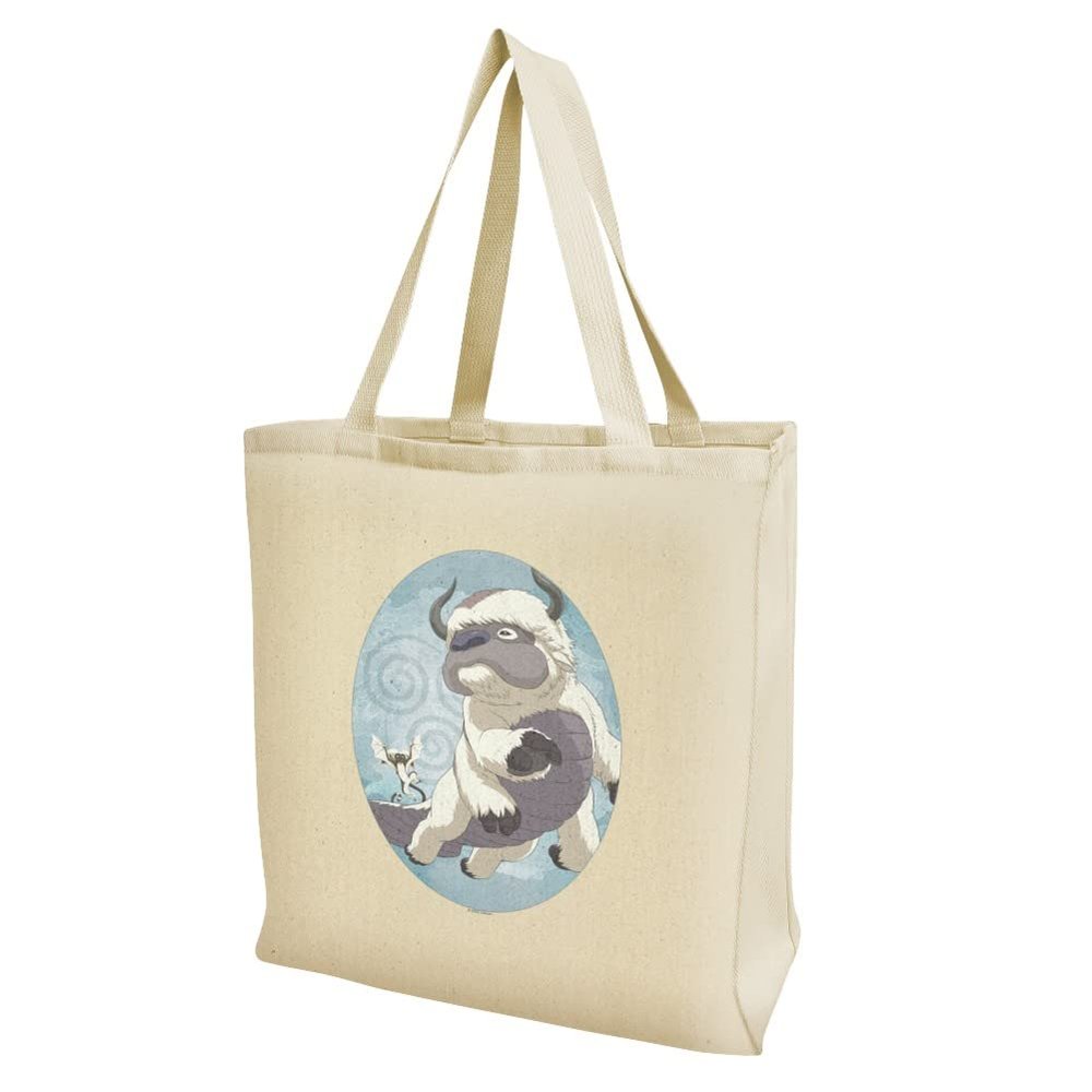Avatar the Last Airbender Appa & Momo Grocery Travel Reusable Tote Bag