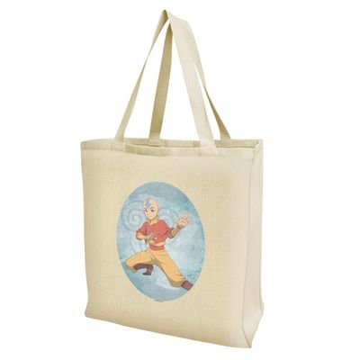 Avatar the Last Airbender Aang Grocery Travel Reusable Tote Bag