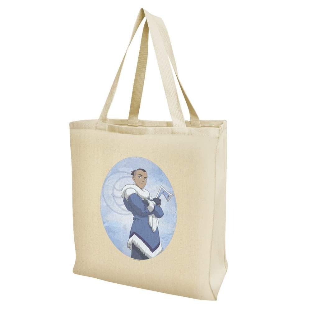Avatar the Last Airbender Sokka Grocery Travel Reusable Tote Bag