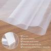 Window Insulation Film, Transparent Window Film Noise Reduction & Wind Shutter Sealing Winter Room Curtains Customisable 185x195cm(72.8x76.7in) White view 3