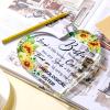 Spiareal Friends Gifts for Women Friendship Graduation Plaque Best Flower Sister Birthday Bestie Thank You Gift for Teacher Mom Female Acrylic Friendship(Charming Style) view 3