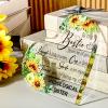 Spiareal Friends Gifts for Women Friendship Graduation Plaque Best Flower Sister Birthday Bestie Thank You Gift for Teacher Mom Female Acrylic Friendship(Charming Style) view 4