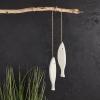 47th & Main Wood Figurine Coastal Home Dcor for Table Top, 8-Inch Long, String of Fish view 3