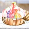 Zerodeko Garlic Shape Storage Basket with Lid Rustic and Fruit Holder for Kitchen Organization Made Storing Vegetables and Snacks Decorative Home Decor view 2