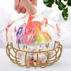 Zerodeko Garlic Shape Storage Basket with Lid Rustic and Fruit Holder for Kitchen Organization Made Storing Vegetables and Snacks Decorative Home Decor view 3