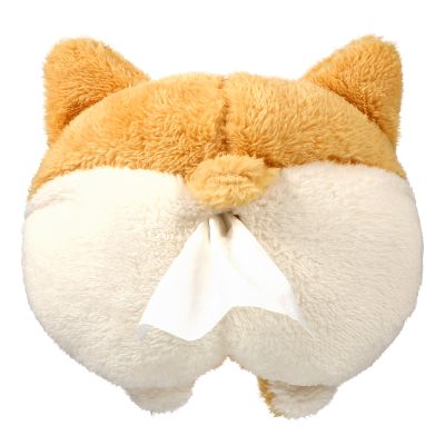 1pc Plush Car Tissue Holder Cute Visor Napkin Dispenser Easy Install Tissue Organizer for Car and Home Creative Design for Vehicles