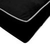 Cover ONLY Twin Contrast Pipe Trim Velvet Indoor Daybed Mattress Sheet 75"x39"x6"-AD374 view 3