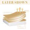 Bundle Safe and Sound Waterproof Quilted Mattress Pad + Grey Waterproof Mattress Pad view 2