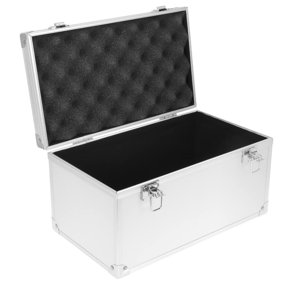 Zerodeko First Aid Storage Box Medicine Organizer Portable Tool Box Hard Case Aluminum
