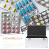 Zerodeko First Aid Storage Box Medicine Organizer Portable Tool Box Hard Case Aluminum view 3