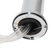 Alvinlite Draft Beer Kegerator Tower Triple Faucet 3 Tap Beer Brewing Kegs Tower Dispenser Kit Stainless Steel Beer Dispenser for Home The World Cup Party Bar view 4