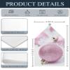 Savannan Christmas Dining Room Chair Back Covers, Merry Christmas Pink Ball Decoration Chair Covers Kitchen Chair Slipcovers Protective Covers for Holiday Party Festival Decoration, Set of 6 view 2