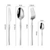 32 Piece Rainbow Silverware Set for 8 Cutlery Sets Premium Stainless Steel Flatware Set Home Kitchen Wedding Restaurant Tableware Utensils Include Knifes Teaspoons Forks and Spoons Set view 2