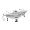Housoutil Chafing Trays Dish Buffet Set Catering Pans Catering Serve Chafer Catering Storage Metal Food Rectangular Buffet Stove Buffet Tray Food Container Catering Plate (12.97X 10.81X 3.46inch) view 2