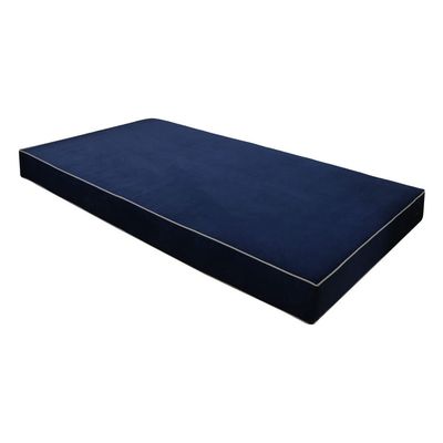 Contrast Pipe 6" Twin Size Velvet Indoor Daybed Mattress Cover - AD373 SLIPCOVER ONLY