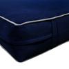 Contrast Pipe 6" Twin Size Velvet Indoor Daybed Mattress Cover - AD373 SLIPCOVER ONLY view 4