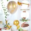 BBTO 8 Set Table Centerpieces Balloons Stand Kit, 80 Pcs Latex Balloons and Table Stand Holder with Base Tulle for Wedding Birthday Baby Shower Party(Gold and White) view 4