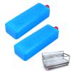2Pcs Ice Packs for Lunch Bags - Lightweight and Slim Reusable Long-Lasting Ice Pack for Lunch Boxes,Coolers, Cold Freezer - Keep Foods Fresh, Cold and Tasty for Office School Camping Travel Picnic view 1