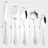 Hammered Silverware Set 30 Piece Cutlery Sets for 6 Premium 18/10 Stainless Steel Flatware Sets TWEE Wedding Home Kitchen Restaurant Tableware S Utensils Knifes Forks and Spoons Sets view 2