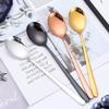 40 Piece Gold Silverware Set for 8 Premium 18/10 Stainless Steel Flatware Cutlery Set Restaurant Wedding Home Kitchen Tableware Utensils TWEE Delicate Knifes Forks and Spoons Set view 2