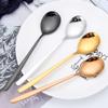 40 Piece Gold Silverware Set for 8 Premium 18/10 Stainless Steel Flatware Cutlery Set Restaurant Wedding Home Kitchen Tableware Utensils TWEE Delicate Knifes Forks and Spoons Set view 4
