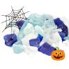 Ausluru 10LB Glass Gemstones Flat Glass Marbles and Frosted Sea Glass Vase fillers Crushed Glass Ideal for Aquariums, Hydroponics Plants, Home Decor, Fireplace and DIY Craft, Blue Mixed view 3