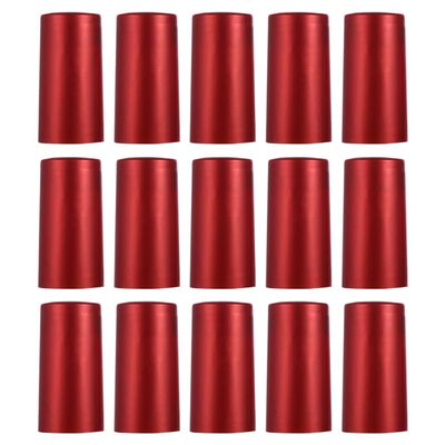NUOBESTY 100pcs Wine Bottle Heat Shrink Sealing Film Convenient and Efficient Heat Shrink Capsule for Wine Bottle Sealing for Home Winery and Restaurant Use