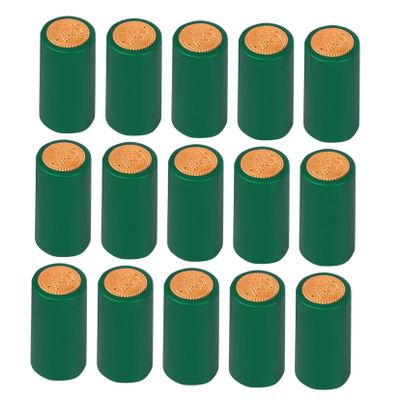 NUOBESTY 100pcs Heat Shrink Film for Wine Bottles Wine Bottle Sealing Capsules Easy to Use Heat Shrink Wrap for Home Brewing