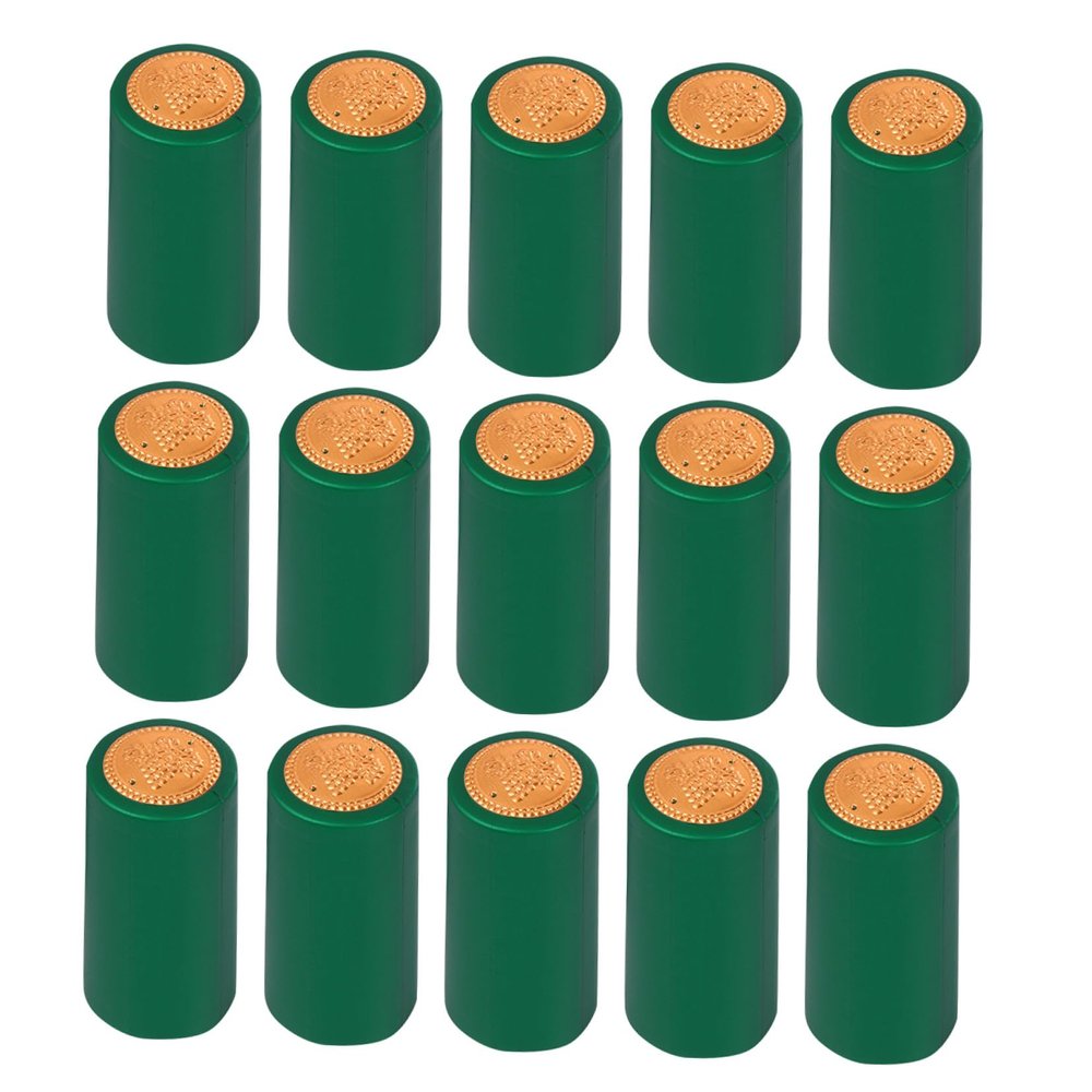 NUOBESTY 100pcs Heat Shrink Film for Wine Bottles Wine Bottle Sealing Capsules Easy to Use Heat Shrink Wrap for Home Brewing