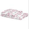 3 Piece Bath Towel Set, Pink Flower Luxury Towels Set for Bathroom Soft Bath Shower Towels Absorbent Bathroom Towels Set ( 1 Bath Towel, 1 Hand Towel, 1 Washcloth ) Rural Blooming Peach Blossom view 2