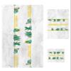 3 Piece Bath Towel Set, Tropical Cactus Luxury Towels Set for Bathroom Soft Bath Shower Towels Absorbent Bathroom Towels Set ( 1 Bath Towel, 1 Hand Towel, 1 Washcloth ) Abstract Marble Summer Texture view 1