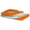 3 Piece Bath Towel Set, Orange and Gray Luxury Towels Set for Bathroom Soft Bath Shower Towels Absorbent Bathroom Towels Set ( 1 Bath Towel, 1 Hand Towel, 1 Washcloth ) Abstract Ombre Geometric view 2