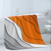 3 Piece Bath Towel Set, Orange and Gray Luxury Towels Set for Bathroom Soft Bath Shower Towels Absorbent Bathroom Towels Set ( 1 Bath Towel, 1 Hand Towel, 1 Washcloth ) Abstract Ombre Geometric view 3
