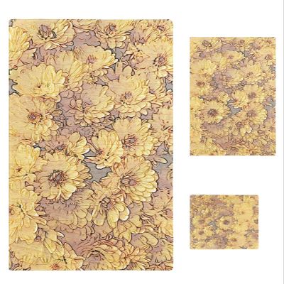 3 Piece Bath Towel Set, Rustic Dahlia Luxury Towels Set for Bathroom Soft Bath Shower Towels Absorbent Bathroom Towels Set ( 1 Bath Towel, 1 Hand Towel, 1 Washcloth ) Yellow Floral Plants Art Prints